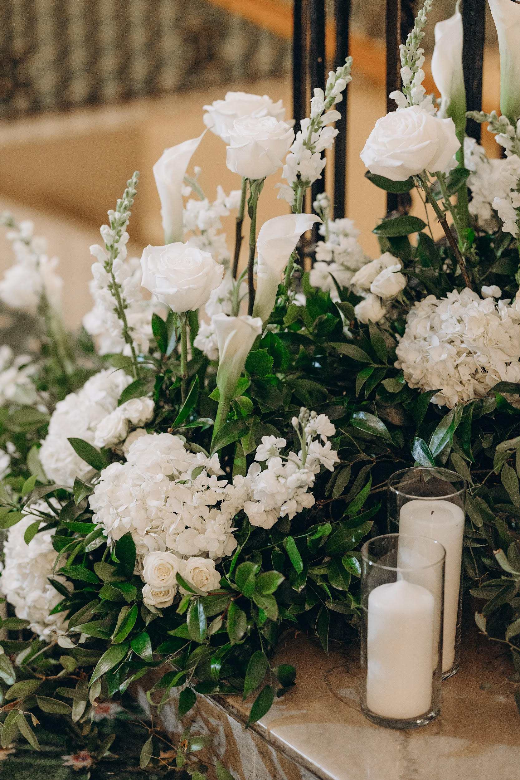 Wedding ceremony florals Chicago, Lombard