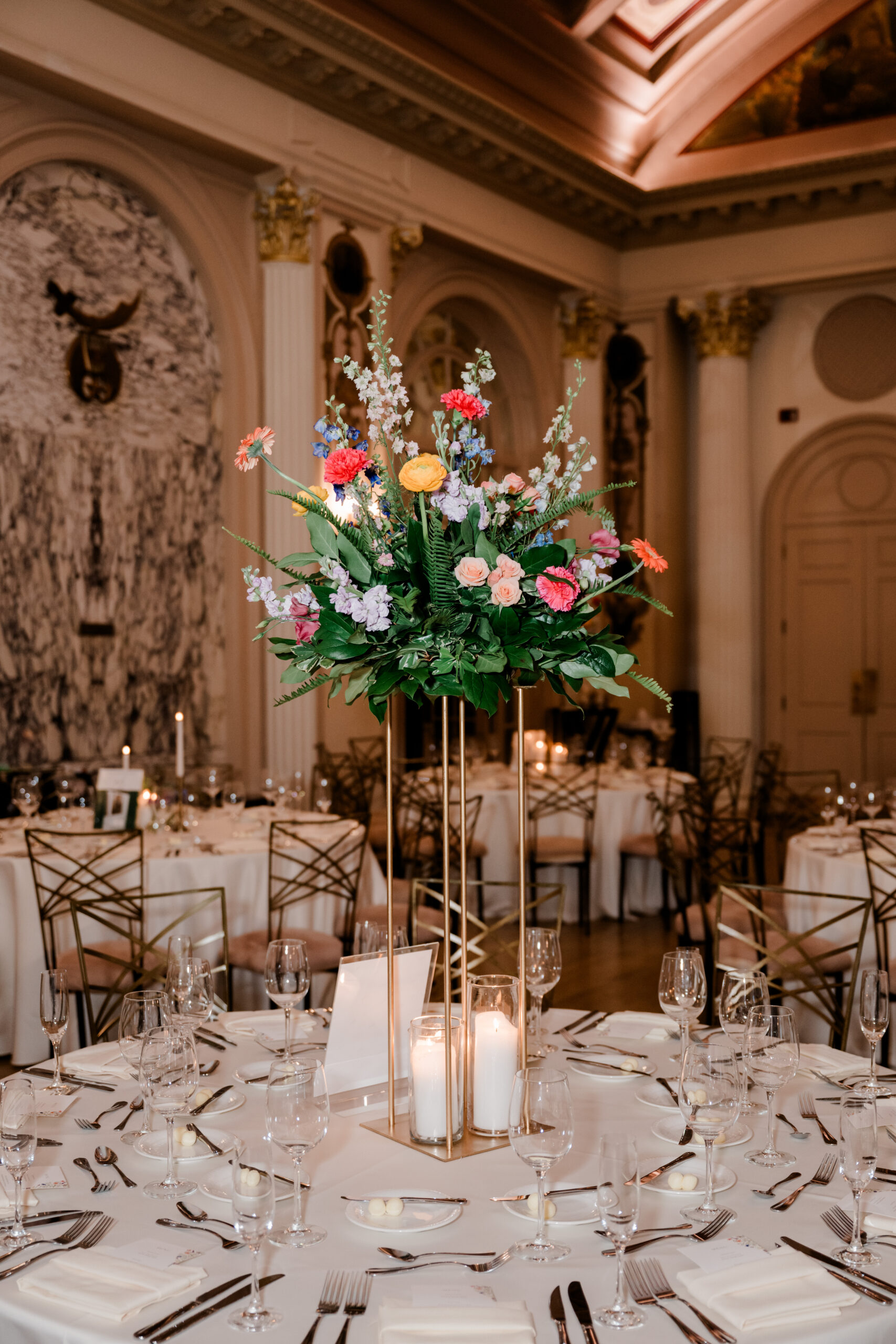 Wedding ceremony florals centerpiece Chicago, Geneva