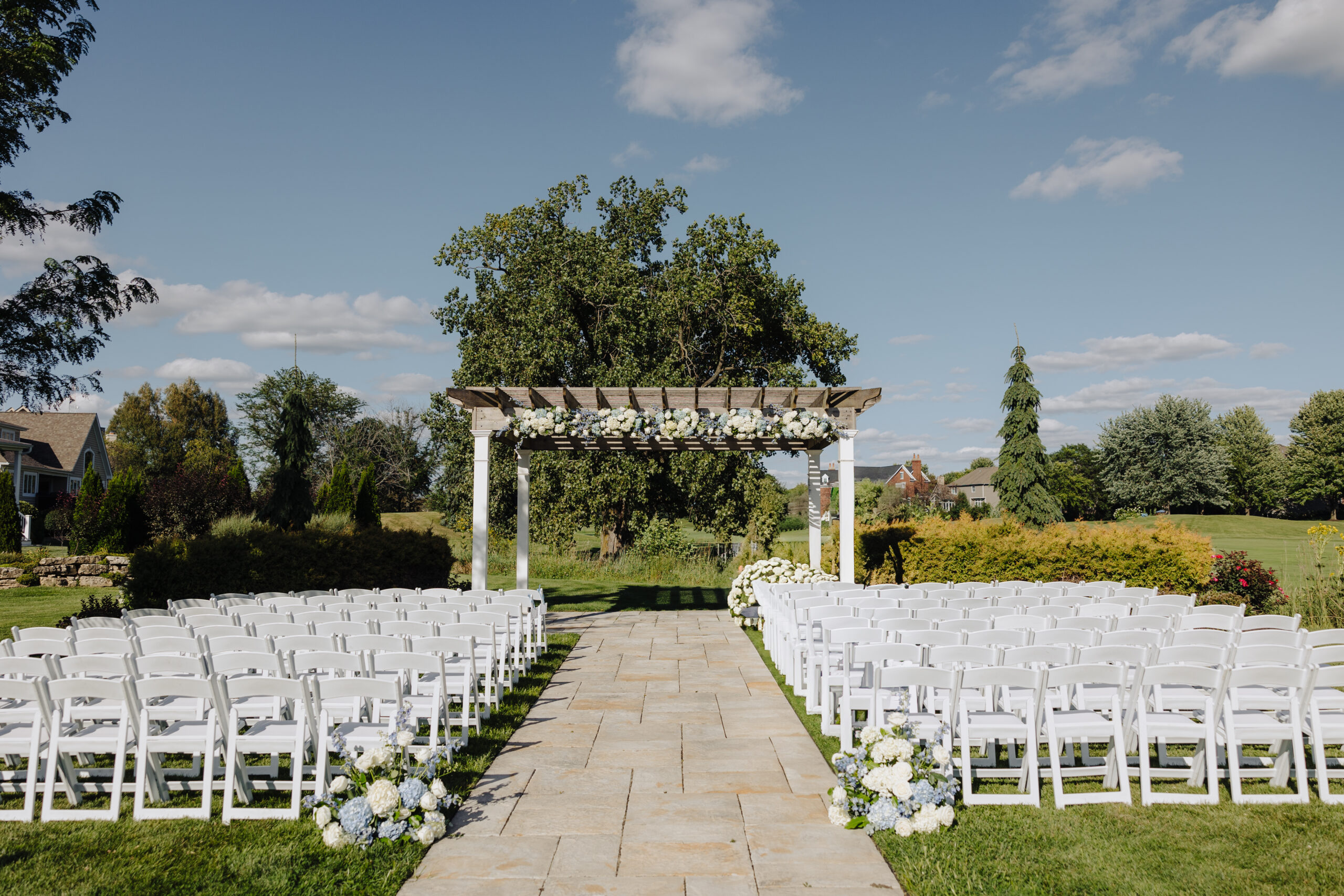 Country club wedding florist Barrington